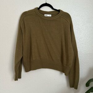 Elodie Olive Green Oversized Sweater size xs